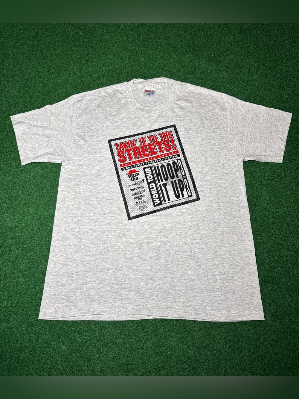 Pizza Hut Basketball Vintage T Shirt 3 On 3 Erie Pa 90s Large Never Worn Shirt